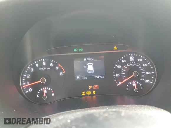 2020 Kia Soul S with VIN KNDJ23AU7L7069247, listed as a Copart auction lot 50796315 with 59,415 mi miles and Salvage Title. Bid and sale history available at DreamBid. Image 9.