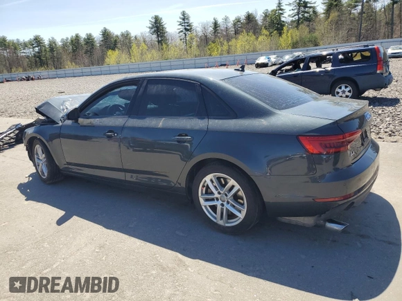 2017 Audi A4 Premium with VIN WAUGNAF49HN018766, listed as a Copart auction lot 55017465 with Not provided miles and Salvage title. Bid and sale history available at DreamBid. Image 2.