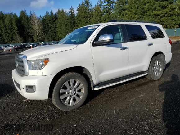 2012 Toyota Sequoia Limited with VIN 5TDJY5G1XCS069739, listed as a Copart auction lot 48034285 with 67,410 mi miles and Clean Title. Bid and sale history available at carsss.com. Image 1.