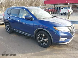 2017 Nissan Rogue SL with VIN JN8AT2MVXHW284294, listed as a IAAI auction lot 41145923 with 75,240 mi miles. Bid and sale history available at carsss.com. Image 1.