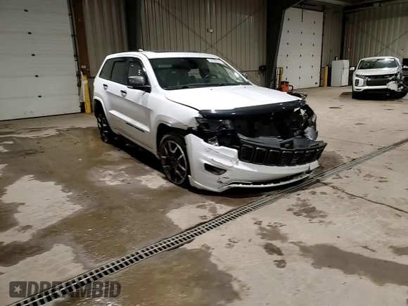 2021 Jeep Grand Cherokee 80th Anniversary with VIN 1C4RJFBG1MC513103, listed as a Copart auction lot 53439035 with 69,192 mi miles and Salvage title. Bid and sale history available at DreamBid. Image 12.