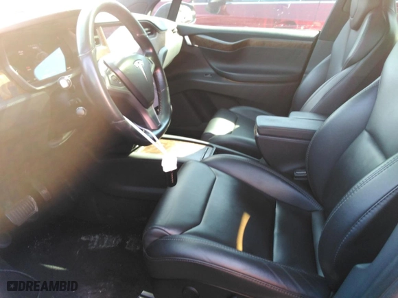 2019 Tesla Model X 75D with VIN 5YJXCBE27KF151790, listed as a Copart auction lot 45504185 with NaN miles and Non Repairable. Bid and sale history available at carsss.com. Image 7.