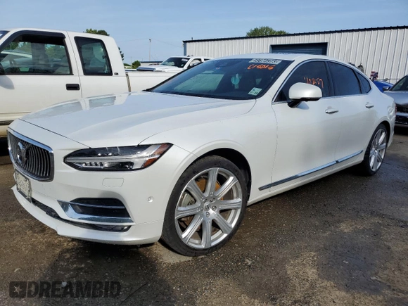 2017 Volvo S90 Inscription with VIN YV1A22ML0H1015015, listed as a Copart auction lot 49673973 with 70,257 mi miles. Bid and sale history available at carsss.com. Image 1.