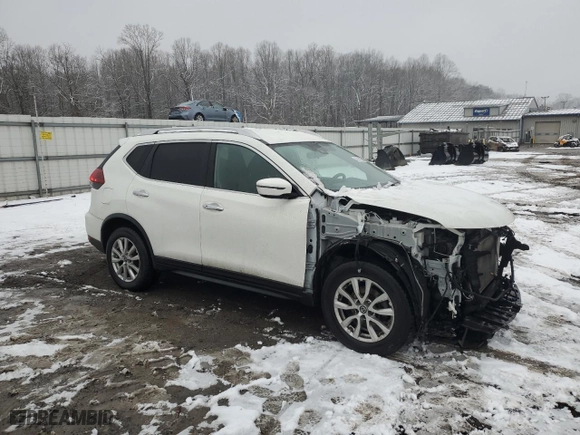 2019 Nissan Rogue SV with VIN KNMAT2MV2KP512477, listed as a Copart auction lot 45141825 with 87,233 mi miles and Salvage Title. Bid and sale history available at carsss.com. Image 4.