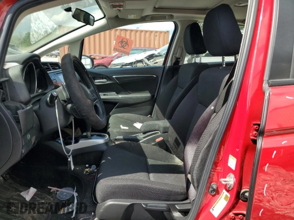 2016 Honda Fit EX with VIN JHMGK5H7XGX013605, listed as a Copart auction lot 53618305 with 46,273 mi miles and Salvage Title. Bid and sale history available at DreamBid. Image 7.
