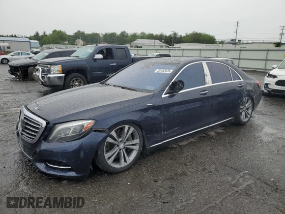 2015 Mercedes-Benz S 550 z VIN WDDUG8FB6FA128658, wystawiony jako Copart lot #58482035 z przebiegiem 125 783 mil mil oraz Szkoda całkowita • Salvage title. Historia ofert i sprzedaży dostępna na DreamBid. Obrazek 1.