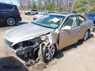 2005 Lexus ES 330 with VIN JTHBA30G355117200, listed as a IAAI auction lot 41889802 with 144,559 mi miles. Bid and sale history available at carsss.com. Image 2.