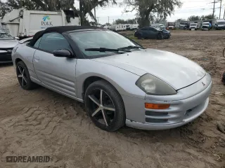 2001 Mitsubishi Eclipse GS with VIN 4A3AE45G21E207560, listed as a Copart auction lot 79057054 with 204,502 mi miles and Salvage Title. Bid and sale history available at carsss.com. Image 4.