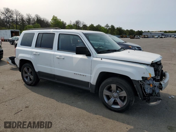 2014 Jeep Patriot Latitude z VIN 1C4NJPFA1ED680177, wystawiony jako Copart lot #58317165 z przebiegiem 40 806 mil mil oraz Szkoda całkowita • Salvage title. Historia ofert i sprzedaży dostępna na DreamBid. Obrazek 4.