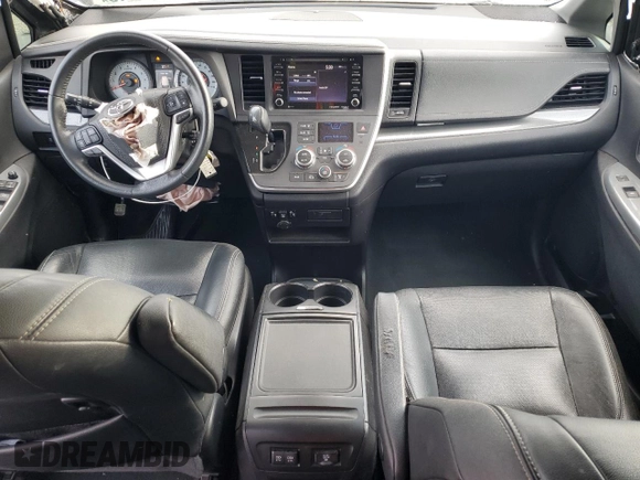 2020 Toyota Sienna SE with VIN 5TDXZ3DC0LS062302, listed as a Copart auction lot 46988815 with 97,304 mi miles and Salvage Title. Bid and sale history available at DreamBid. Image 8.