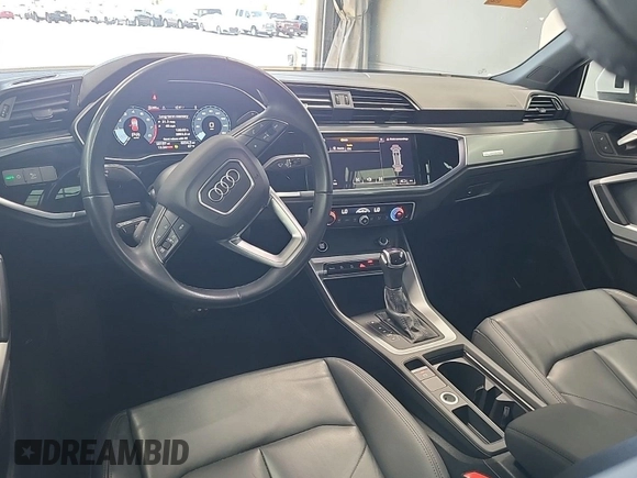2023 Audi Q3 S line Premium with VIN WA1DECF37P1108975, listed as a IAAI auction lot 42796417 with 58,193 mi miles and . Bid and sale history available at DreamBid. Image 4.