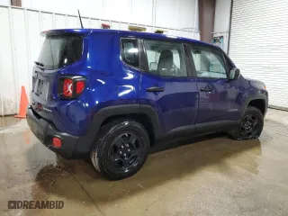 2018 Jeep Renegade Upland Edition with VIN ZACCJBAB3JPG80865, listed as a Copart auction lot 52071785 with 76,211 mi miles and Salvage Title. Bid and sale history available at carsss.com. Image 3.