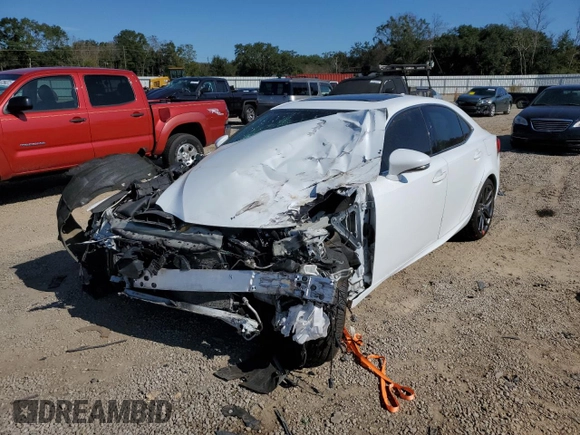 2015 Lexus IS 250 z VIN JTHBF1D20F5082377, wystawiony jako Copart lot #64787632 z przebiegiem Nie podano mil oraz Szkoda całkowita • Salvage title. Historia ofert i sprzedaży dostępna na DreamBid. Obrazek 1.