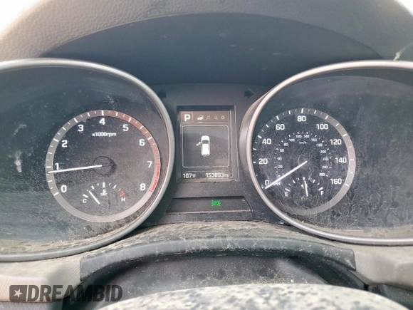 2017 Hyundai Santa Fe 2.4L with VIN 5XYZTDLB4HG449643, listed as a Copart auction lot 60880195 with 153,893 mi miles and Clean title. Bid and sale history available at DreamBid. Image 9.