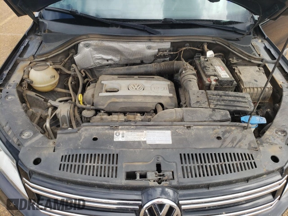 2014 Volkswagen Tiguan SEL with VIN WVGAV3AX5EW558929, listed as a Copart auction lot 71004684 with 125,628 mi miles and Clean title. Bid and sale history available at DreamBid. Image 12.