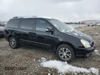 2014 Kia Sedona LX with VIN KNDMG4C75E6548528, listed as a Copart auction lot 49537025 with 187,879 mi miles and Clean Title. Bid and sale history available at carsss.com. Image 4.