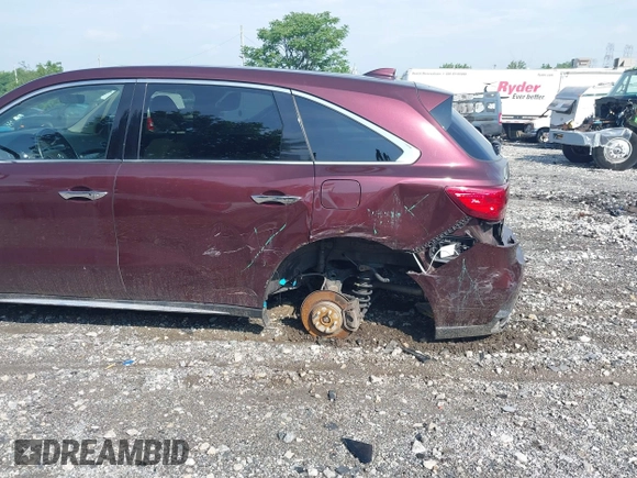 2017 Acura MDX Technology with VIN 5FRYD4H59HB021178, listed as a IAAI auction lot 42623869 with 111,445 mi miles and . Bid and sale history available at DreamBid. Image 6.