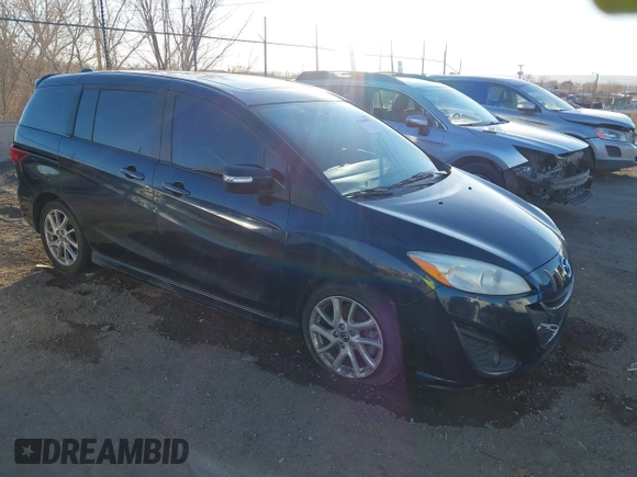 2014 Mazda 5 Grand Touring z VIN JM1CW2DL7E0175624, wystawiony jako IAAI lot #41469852 z przebiegiem 118 698 mil mil oraz . Historia ofert i sprzedaży dostępna na DreamBid. Obrazek 1.