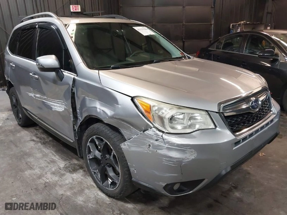 2015 Subaru Forester 2.5i Touring with VIN JF2SJAUC8FH468456, listed as a IAAI auction lot 41132284 with 188,408 mi miles. Bid and sale history available at carsss.com. Image 1.