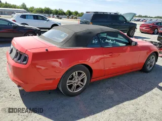 2013 Ford Mustang V6 with VIN 1ZVBP8EM2D5203895, listed as a Copart auction lot 55858695 with 110,219 mi miles and Salvage title. Bid and sale history available at DreamBid. Image 3.