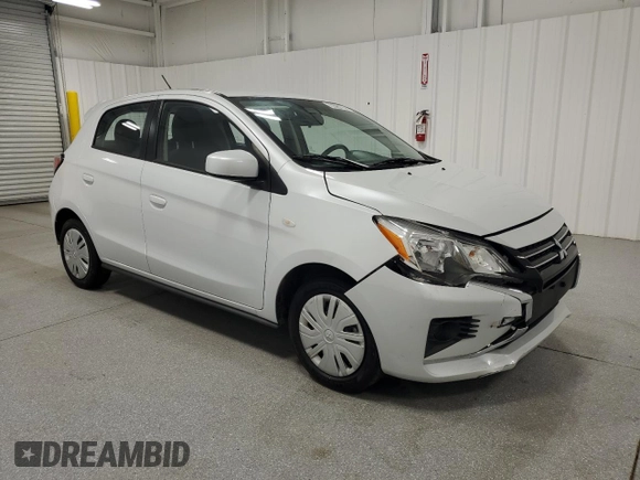 2024 Mitsubishi Mirage ES with VIN ML32AUHJ4RH008243, listed as a Copart auction lot 65278825 with 29,113 mi miles and Clean title. Bid and sale history available at DreamBid. Image 4.