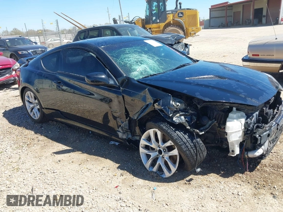 2013 Hyundai Genesis Coupe R-Spec with VIN KMHHT6KD0DU107881, listed as a IAAI auction lot 41815614 with 85,623 mi miles and . Bid and sale history available at DreamBid. Image 1.