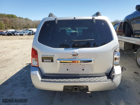 2011 Nissan Pathfinder LE with VIN 5N1AR1NB8BC622546, listed as a Copart auction lot 49585475 with 158,382 mi miles and Salvage Title. Bid and sale history available at carsss.com. Image 6.
