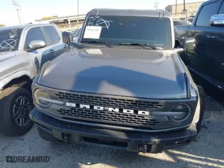 2023 Ford Bronco with VIN 1FMEE5DP5PLB74663, listed as a IAAI auction lot 41664201 with 10,596 mi miles. Bid and sale history available at carsss.com. Image 12.