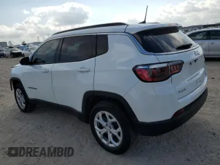 2024 Jeep Compass Latitude with VIN 3C4NJDBN7RT155213, listed as a Copart auction lot 44504135 with 10,299 mi miles and Salvage Title. Bid and sale history available at carsss.com. Image 2.