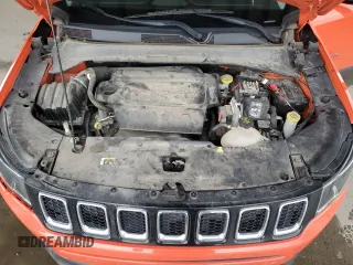 2018 Jeep Compass Sport with VIN 3C4NJCAB3JT123574, listed as a Copart auction lot 72248734 with 88,990 mi miles and Salvage title. Bid and sale history available at DreamBid. Image 12.