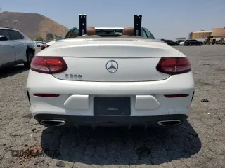 2021 Mercedes-Benz C 300 with VIN W1KWK8DB8MG100428, listed as a Copart auction lot 60537275 with 35,917 mi miles and Salvage title. Bid and sale history available at DreamBid. Image 6.