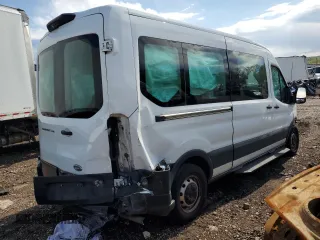 2020 Ford Transit Passenger XL z VIN 1FBAX2C87LKA12379, wystawiony jako Copart lot #53063395 z przebiegiem 341 308 mil mil oraz Szkoda całkowita • Salvage title. Historia ofert i sprzedaży dostępna na DreamBid. Obrazek 3.
