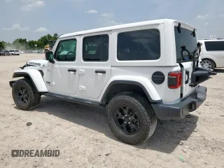 2018 Jeep Wrangler Unlimited Sahara with VIN 1C4HJXEG5JW294430, listed as a Copart auction lot 63057595 with 86,609 mi miles and Salvage title. Bid and sale history available at DreamBid. Image 2.