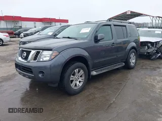 2010 Nissan Pathfinder LE with VIN 5N1AR1NB8AC618785, listed as a IAAI auction lot 41774406 with 172,200 mi miles and . Bid and sale history available at DreamBid. Image 2.
