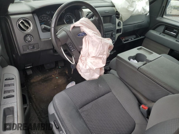2013 Ford F-150 XL with VIN 1FTFX1EF1DFC68650, listed as a Copart auction lot 55537065 with 166,929 mi miles and Salvage Title. Bid and sale history available at DreamBid. Image 8.