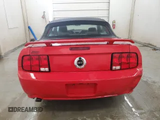 2005 Ford Mustang GT Deluxe with VIN 1ZVFT85H455241680, listed as a Copart auction lot 82101444 with 51,114 mi miles and Salvage Title. Bid and sale history available at DreamBid. Image 6.