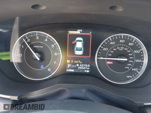 2022 Subaru Impreza Limited with VIN 4S3GTAU66N3725389, listed as a IAAI auction lot 42759727 with 26,547 mi miles and . Bid and sale history available at DreamBid. Image 7.