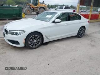 2019 BMW 5 Series 530i xDrive with VIN WBAJA7C54KWW17660, listed as a IAAI auction lot 42112929 with 66,000 mi miles and . Bid and sale history available at carsss.com. Image 2.