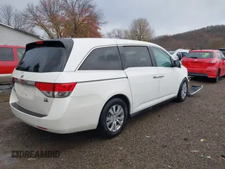 2016 Honda Odyssey EX-L z VIN 5FNRL5H63GB090003, wystawiony jako IAAI lot #40966761 z przebiegiem 67 971 mil mil oraz . Historia ofert i sprzedaży dostępna na DreamBid. Obrazek 4.