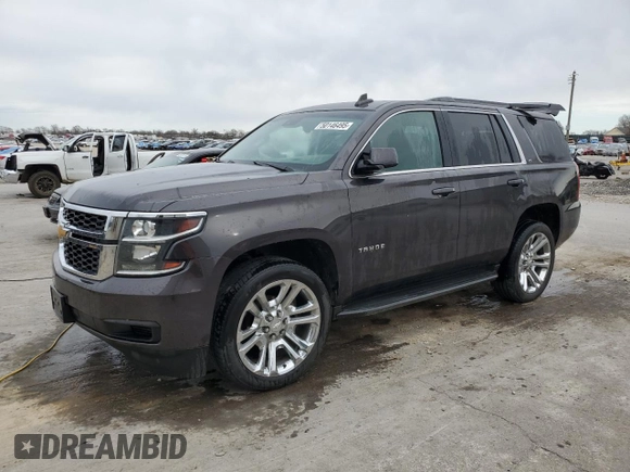 2016 Chevrolet Tahoe LT z VIN 1GNSKBKC9GR223107, wystawiony jako Copart lot #50146495 z przebiegiem 163 948 mil mil oraz Szkoda całkowita • Salvage title. Historia ofert i sprzedaży dostępna na DreamBid. Obrazek 1.