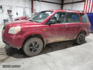 2006 Honda Pilot LX with VIN 2HKYF18156H525247, listed as a Copart auction lot 54573465 with 343,533 mi miles and Clean Title. Bid and sale history available at carsss.com. Image 1.