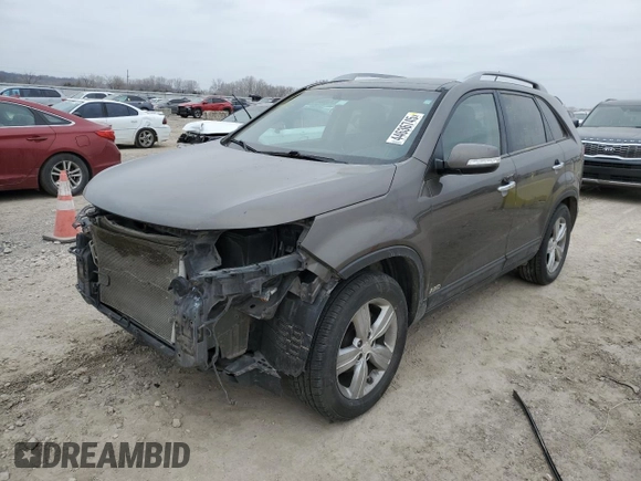 2013 Kia Sorento EX with VIN 5XYKUDA23DG391066, listed as a Copart auction lot 44636745 with 229,094 mi miles and Salvage Title. Bid and sale history available at carsss.com. Image 1.