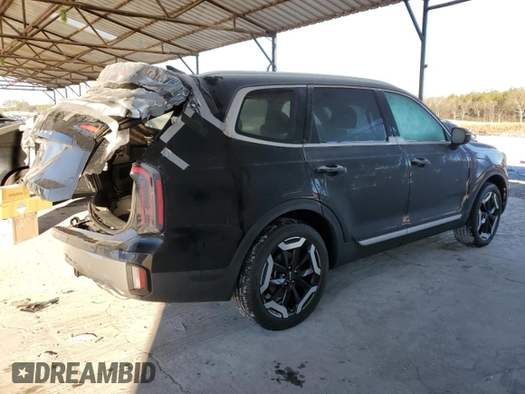 2024 Kia Telluride EX with VIN 5XYP34GC4RG567204, listed as a Copart auction lot 88792705 with 5,164 mi miles and Salvage title. Bid and sale history available at DreamBid. Image 3.