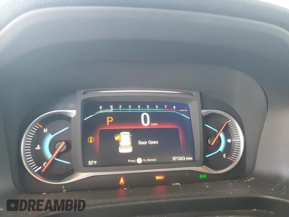 2020 Honda Pilot EX-L with VIN 5FNYF5H57LB028110, listed as a Copart auction lot 52551935 with 71,263 mi miles and Salvage title. Bid and sale history available at DreamBid. Image 9.
