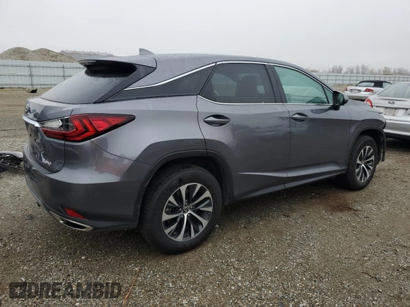 2021 Lexus RX with VIN 2T2AZMDA9MC258139, listed as a Copart auction lot 85681114 with 42,506 mi miles and Salvage Title. Bid and sale history available at carsss.com. Image 3.