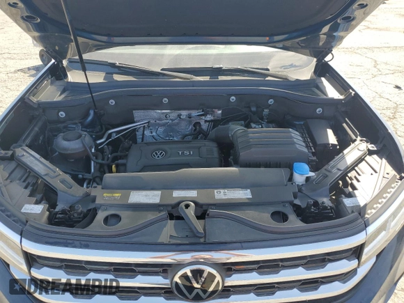2020 Volkswagen Atlas S with VIN 1V2AC2CA0LC200471, listed as a Copart auction lot 60123715 with 46,994 mi miles and Salvage title. Bid and sale history available at DreamBid. Image 12.