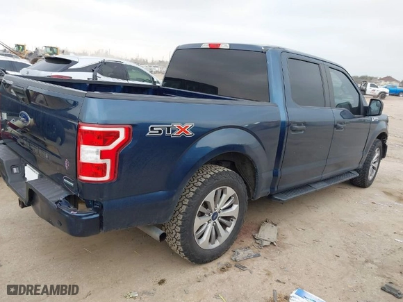 2018 Ford F-150 XL with VIN 1FTEW1CP2JFC00220, listed as a IAAI auction lot 41557424 with 263,032 mi miles. Bid and sale history available at carsss.com. Image 4.