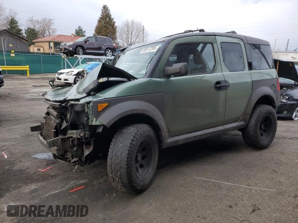 2005 Honda Element EX with VIN 5J6YH28615L020208, listed as a Copart auction lot 50817295 with 163,918 mi miles and Salvage Title. Bid and sale history available at DreamBid. Image 1.