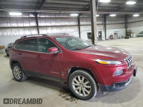 2016 Jeep Cherokee Limited with VIN 1C4PJMDSXGW318746, listed as a Copart auction lot 52601625 with 198,354 mi miles and Salvage title. Bid and sale history available at DreamBid. Image 4.