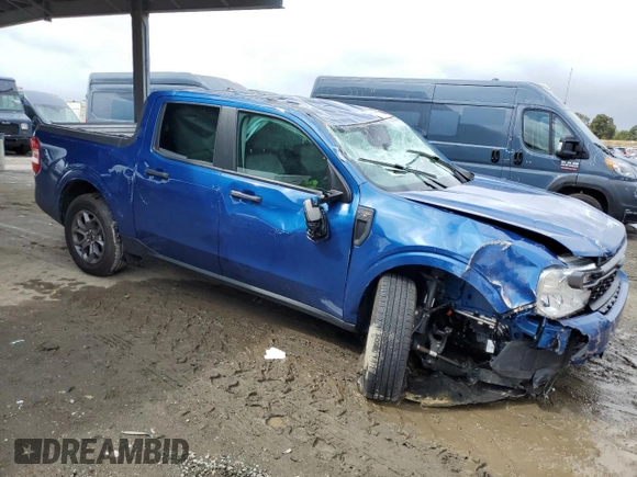 2023 Ford Maverick XL with VIN 3FTTW8E32PRA37588, listed as a Copart auction lot 49145195 with 9,946 mi miles and Salvage Title. Bid and sale history available at DreamBid. Image 4.